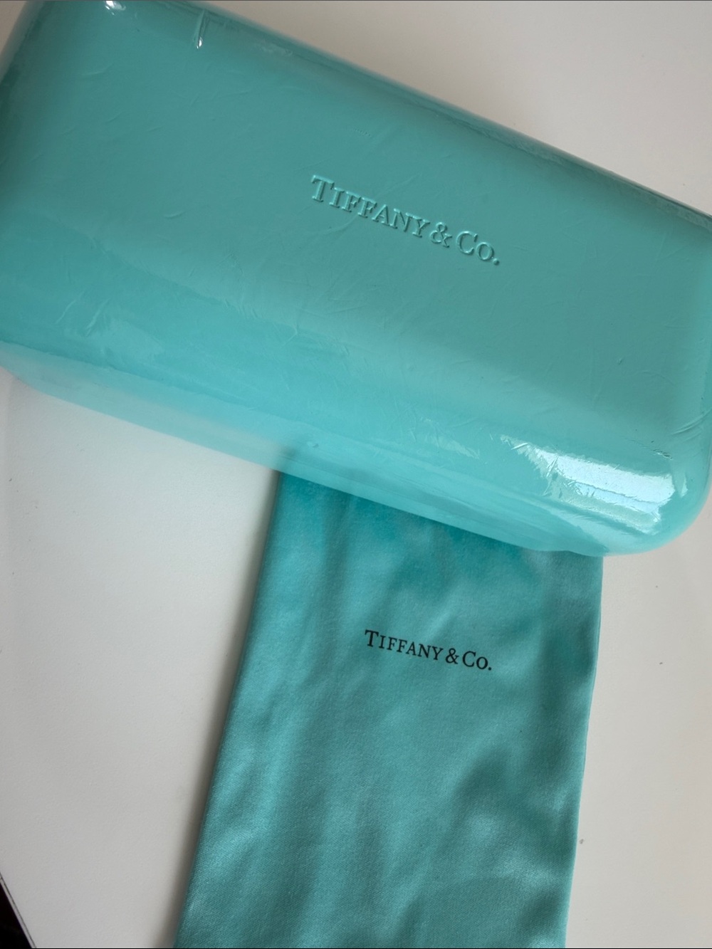 Tiffany & Co. Robin's-Egg Blue Jewelry Case and Pouch
